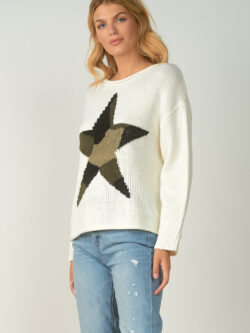 Camo Star Sweater