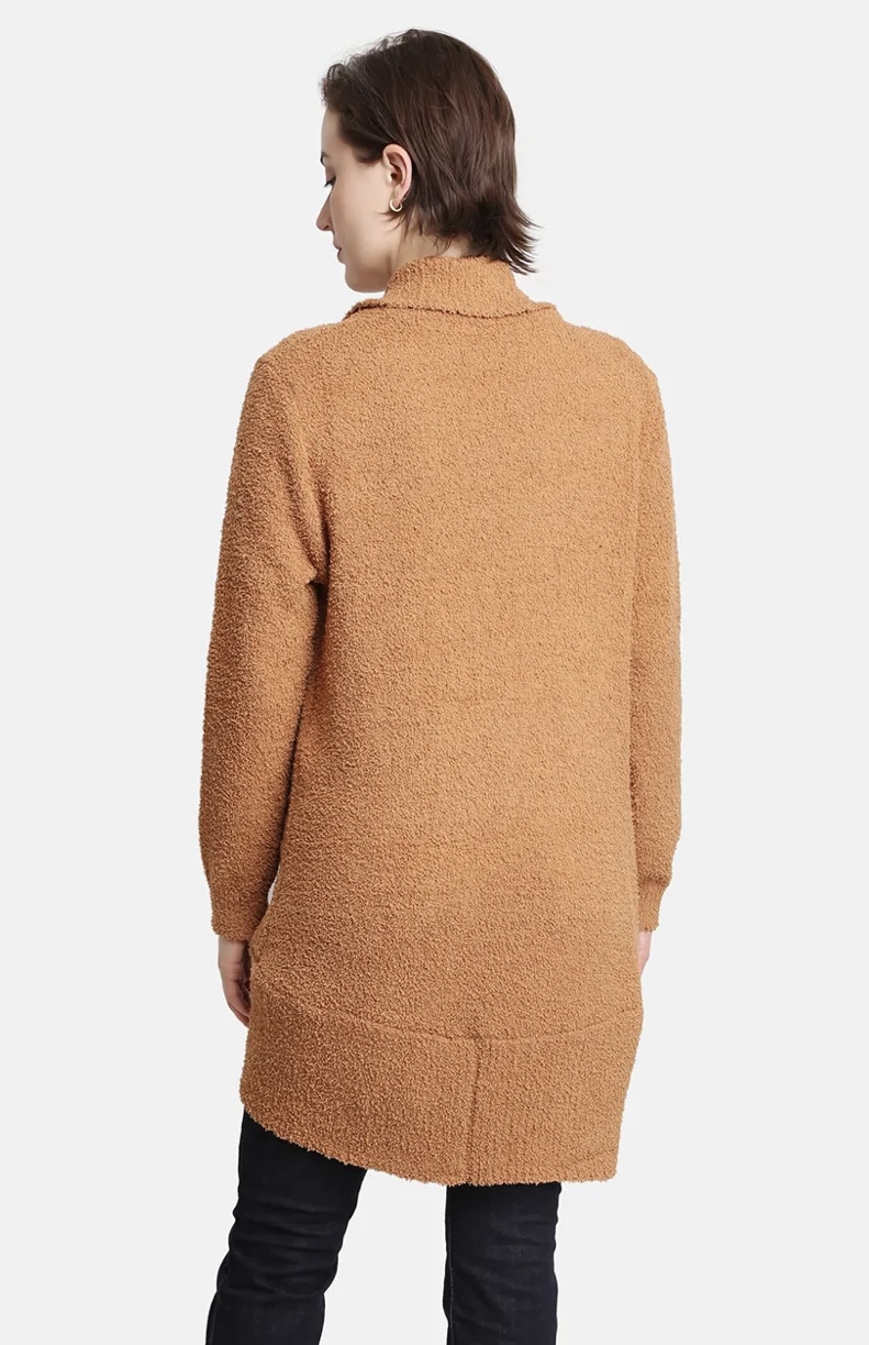 Luxe Cocoon Cardigan, Caramel – ONE SIZE