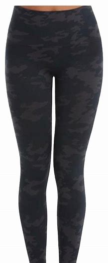 Spanx Look at Me Now Seamless Cropped Leggings in Black Size Medium