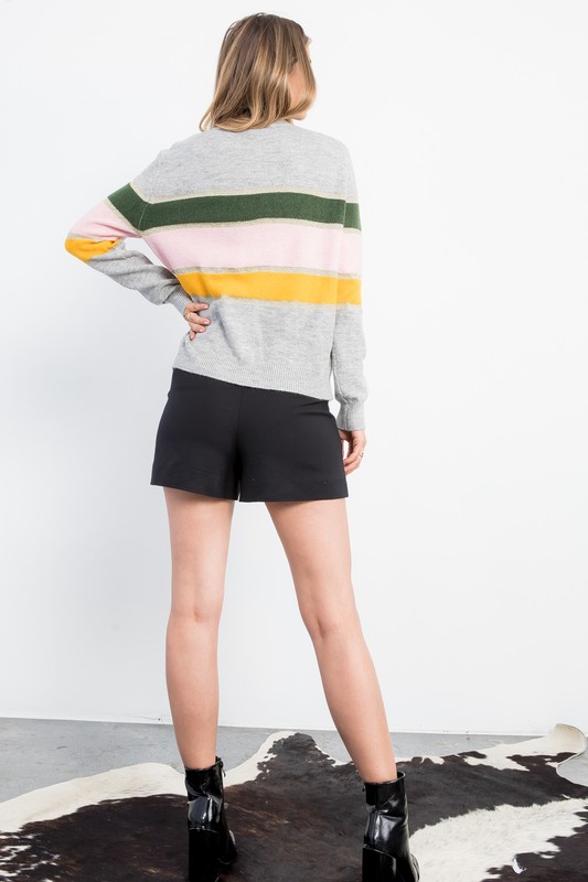Colorblock Striped Sweater – ON SALE!