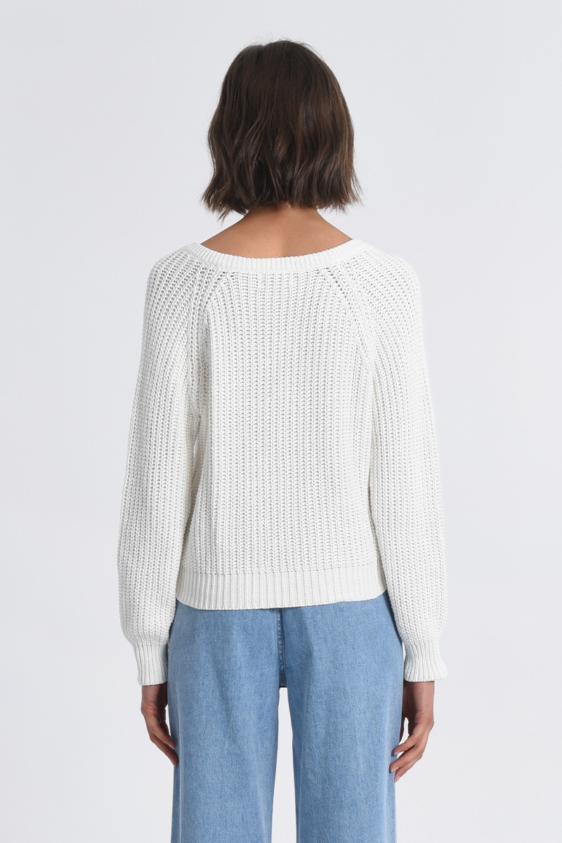 White Summer Sweater