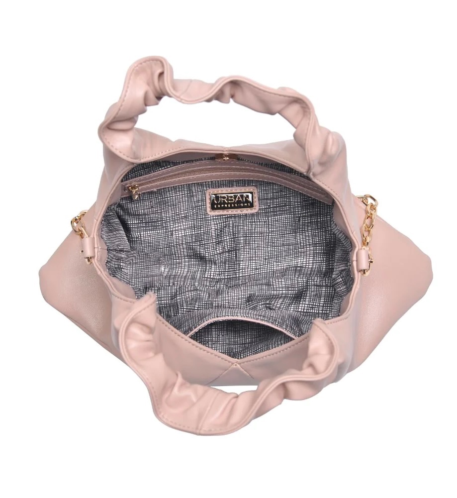 Quilted Handbag, Blush