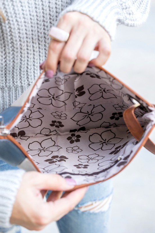 Colorblock Clutch/Wristlet