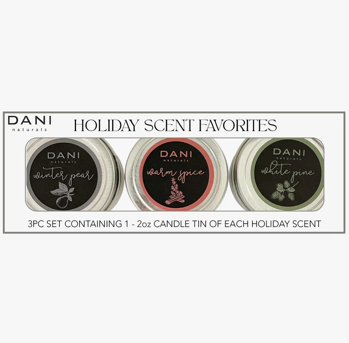 Holiday Gift Candle Trio