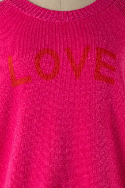 Raglan LOVE Sweater