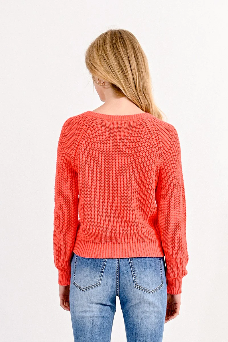 Summer Sweater, Coral