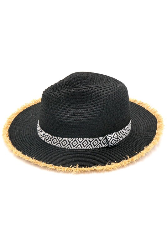 Panama Raw Edge Sun Hat