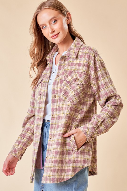 Plaid  Shacket