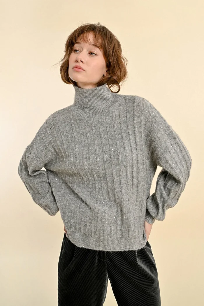 Silver Specks Sweater