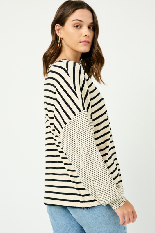 Striped Long Sleeve Thermal