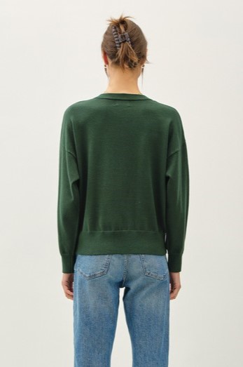 Relaxed Sweater, Green