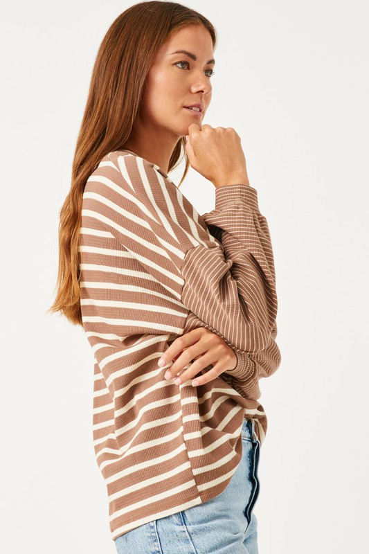 Striped Long Sleeve Thermal