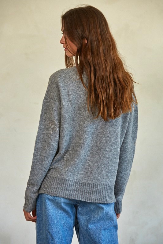 Shimmery Star Sweater