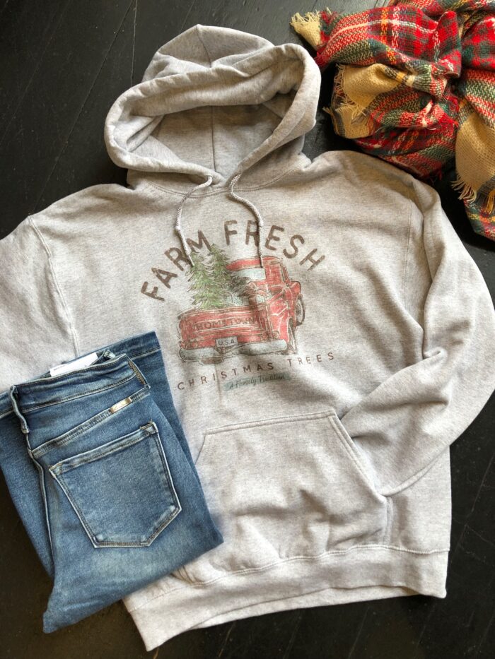 'Farm Fresh'  Holiday Hoodie - Image 2