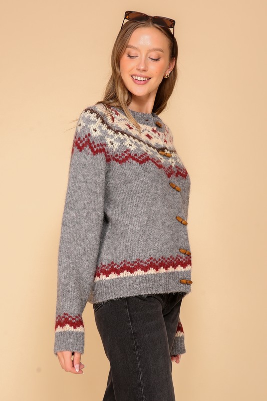 Abstract Knit Cardigan – BESTSELLER