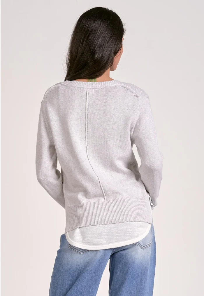 Layered Sweater Top - Image 2