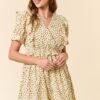 Jacquard Dot Mini Dress