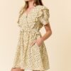 Jacquard Dot Mini Dress - Image 3