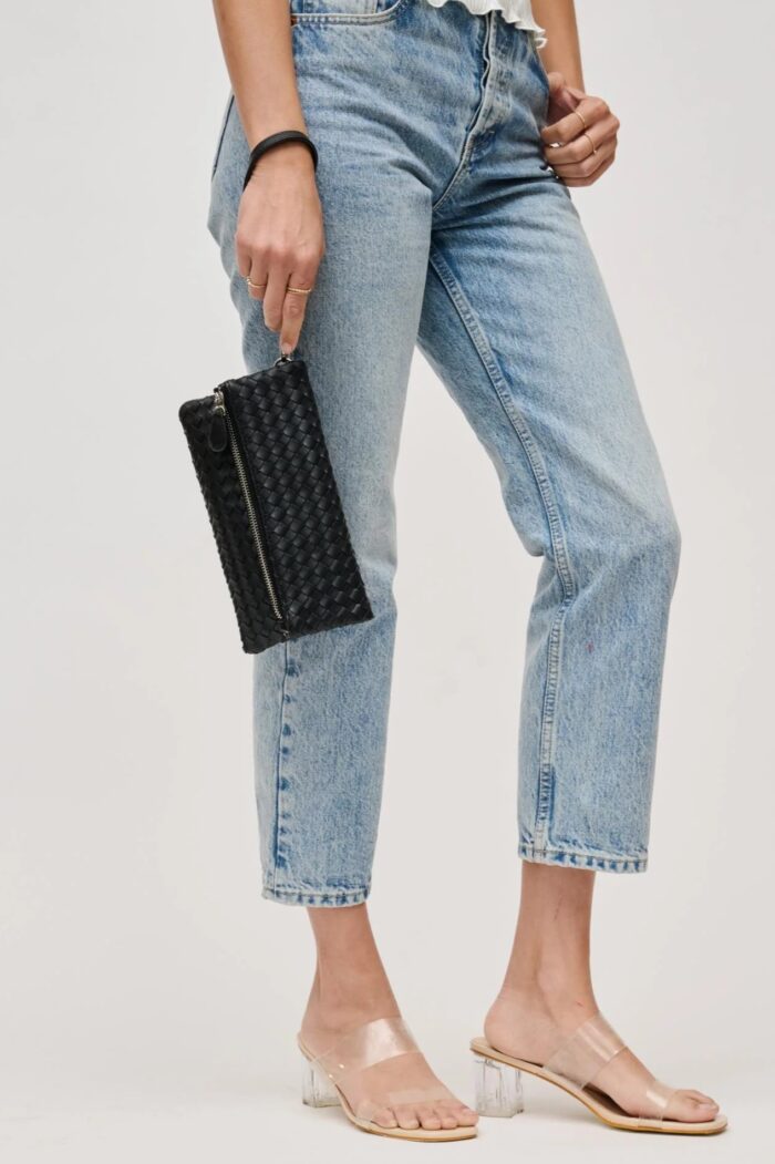 Aria Woven Clutch