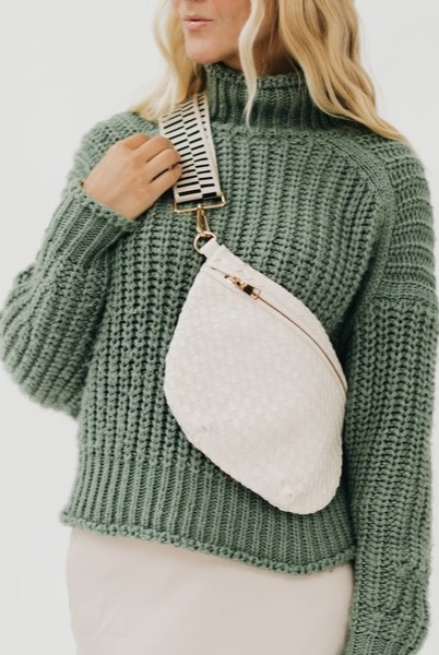 Cream Crossbody/Bum Bag