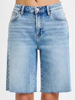 Bermuda Style Denim Shorts