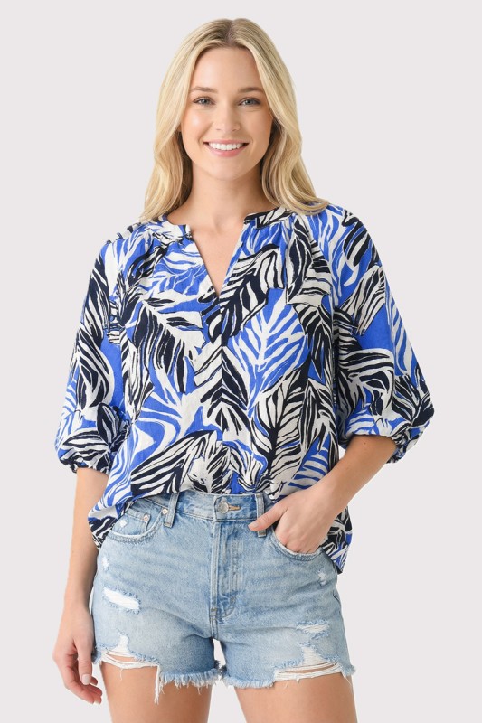 Botanical Print Blouse