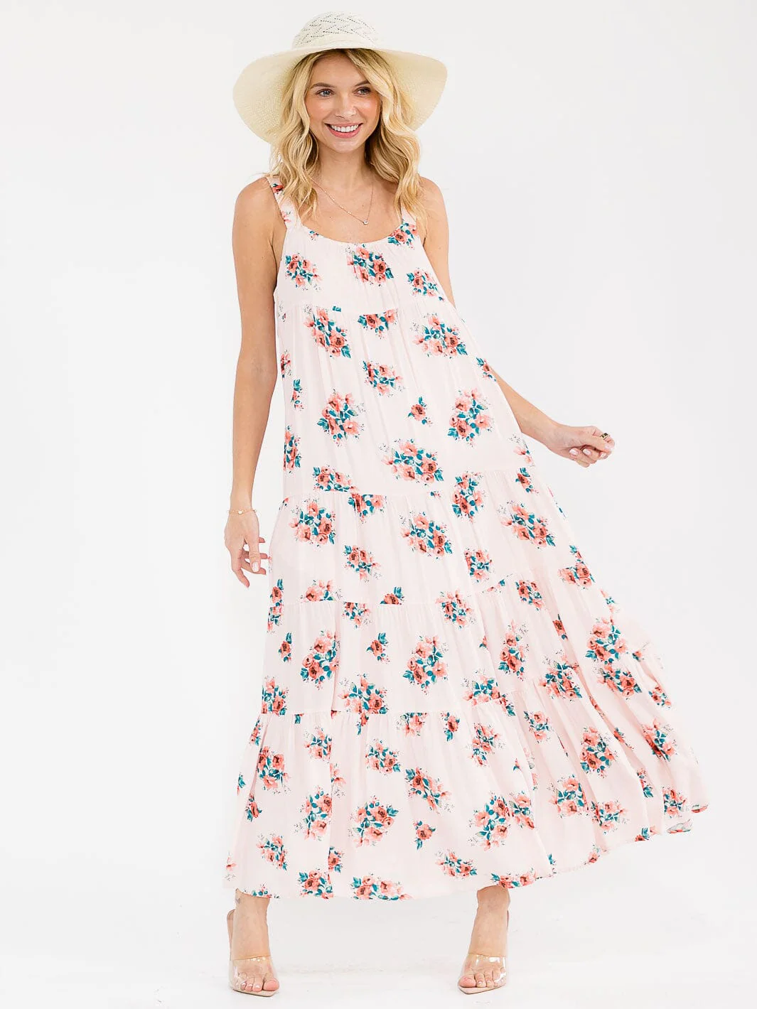 Floral Tiered Maxi