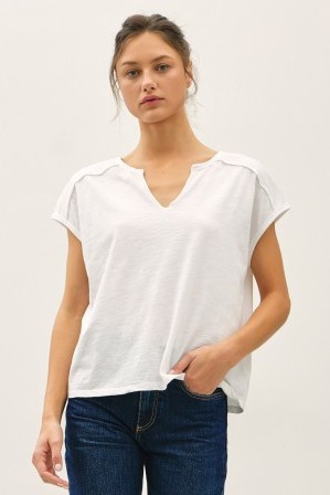 Boxy Slub Tee