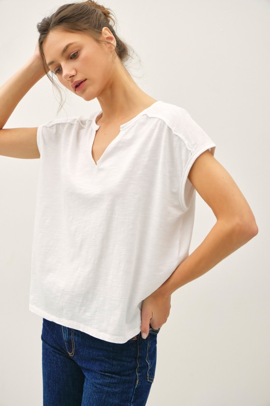 Boxy Slub Tee