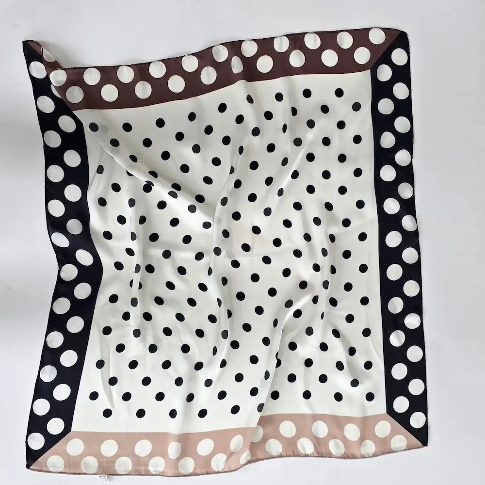 Polka Dot Square Scarf