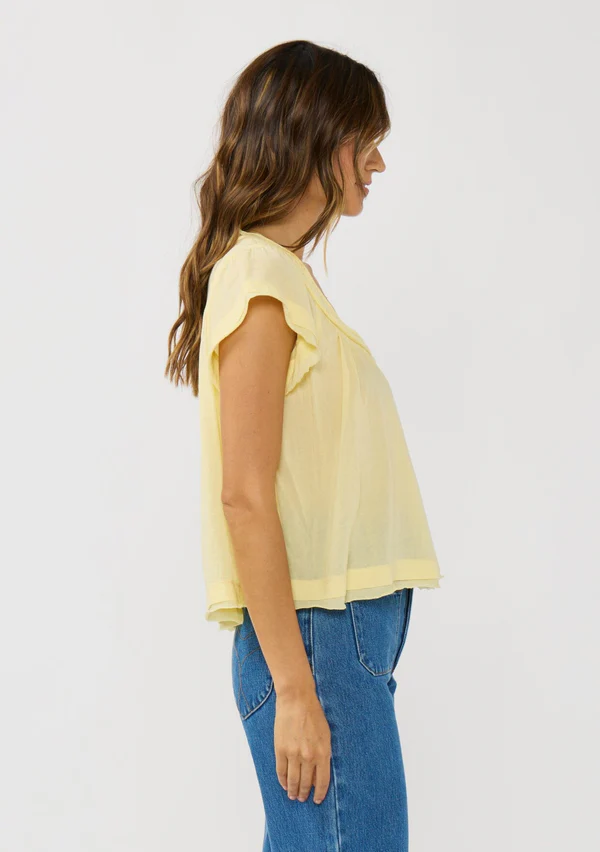 Gathered Short Sleeve Top