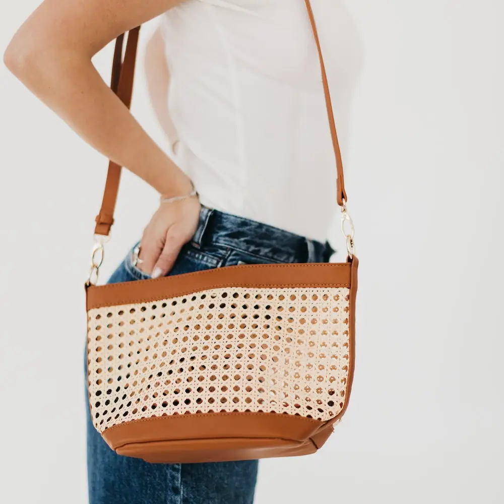 Woven Bucket Bag