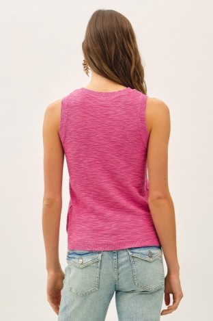 Slub Knit Sleeveless Top