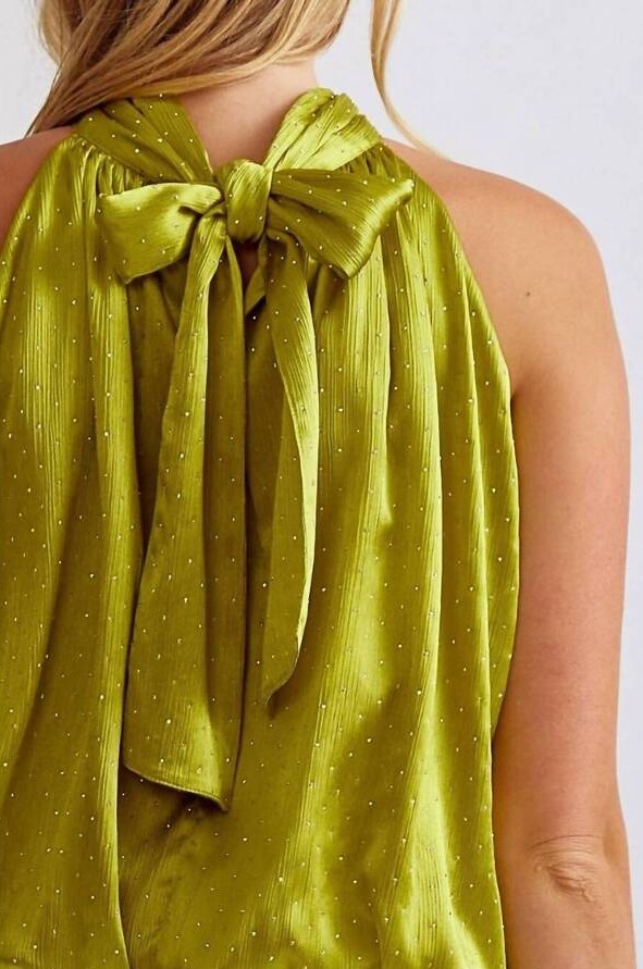 Citrus Bubble Hem Tank