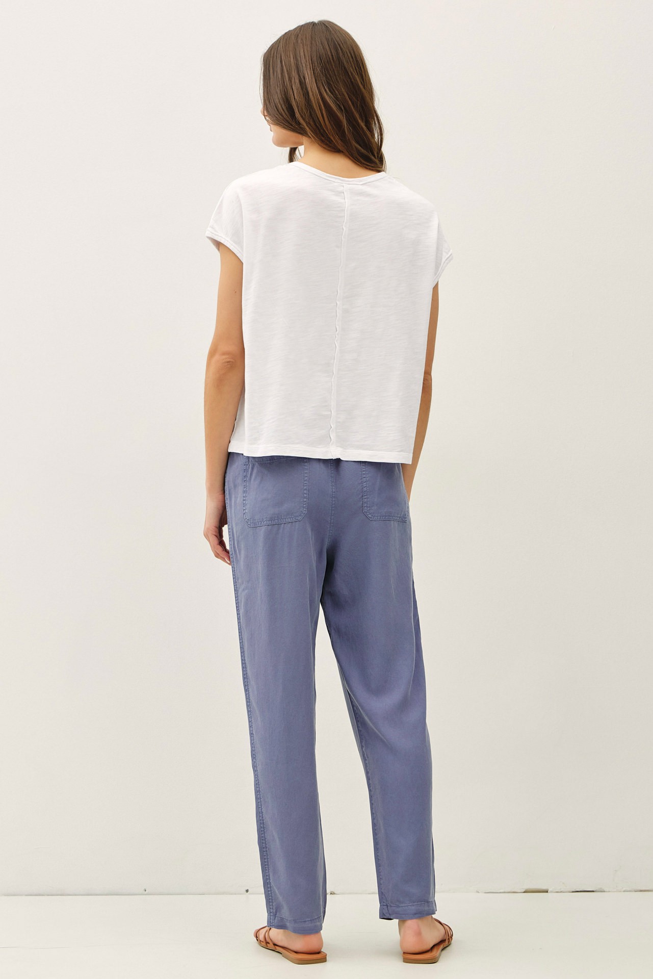Tencel Drawstring Pant