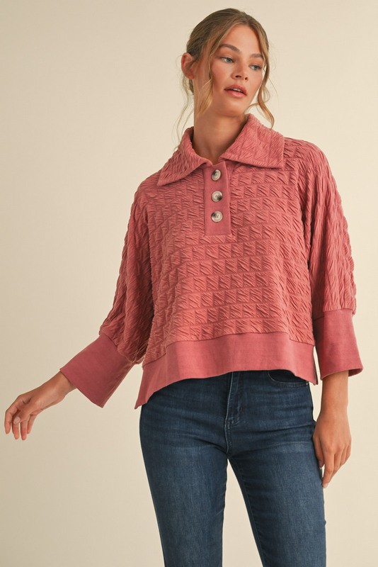 Textured Pullover