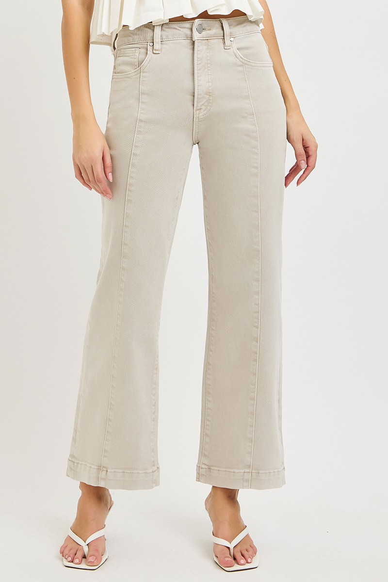 Almond Front Seam Jeans