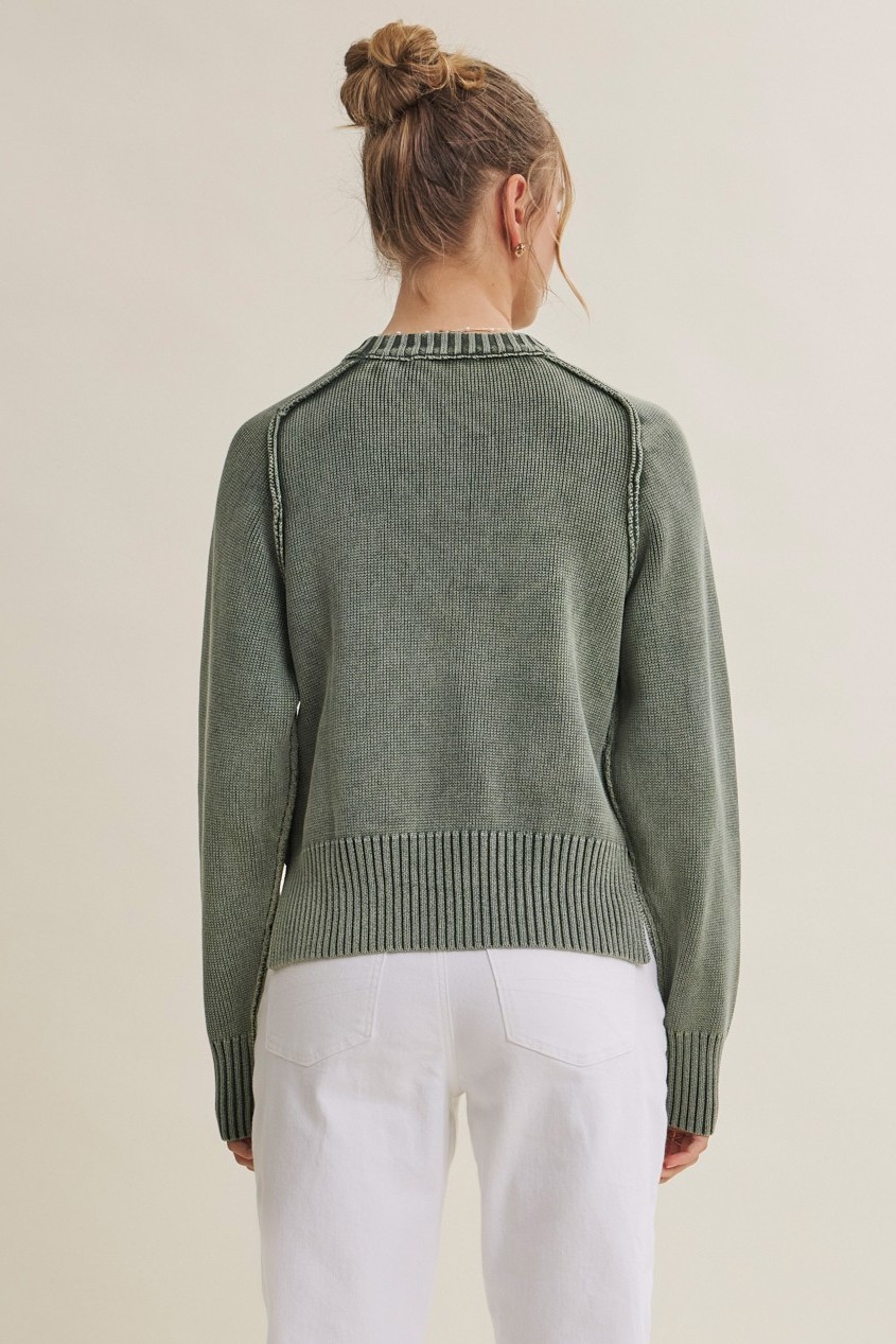 Vintage  Exposed Seam Sweater