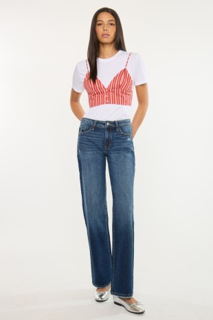 Mid-Rise Full Length Dark