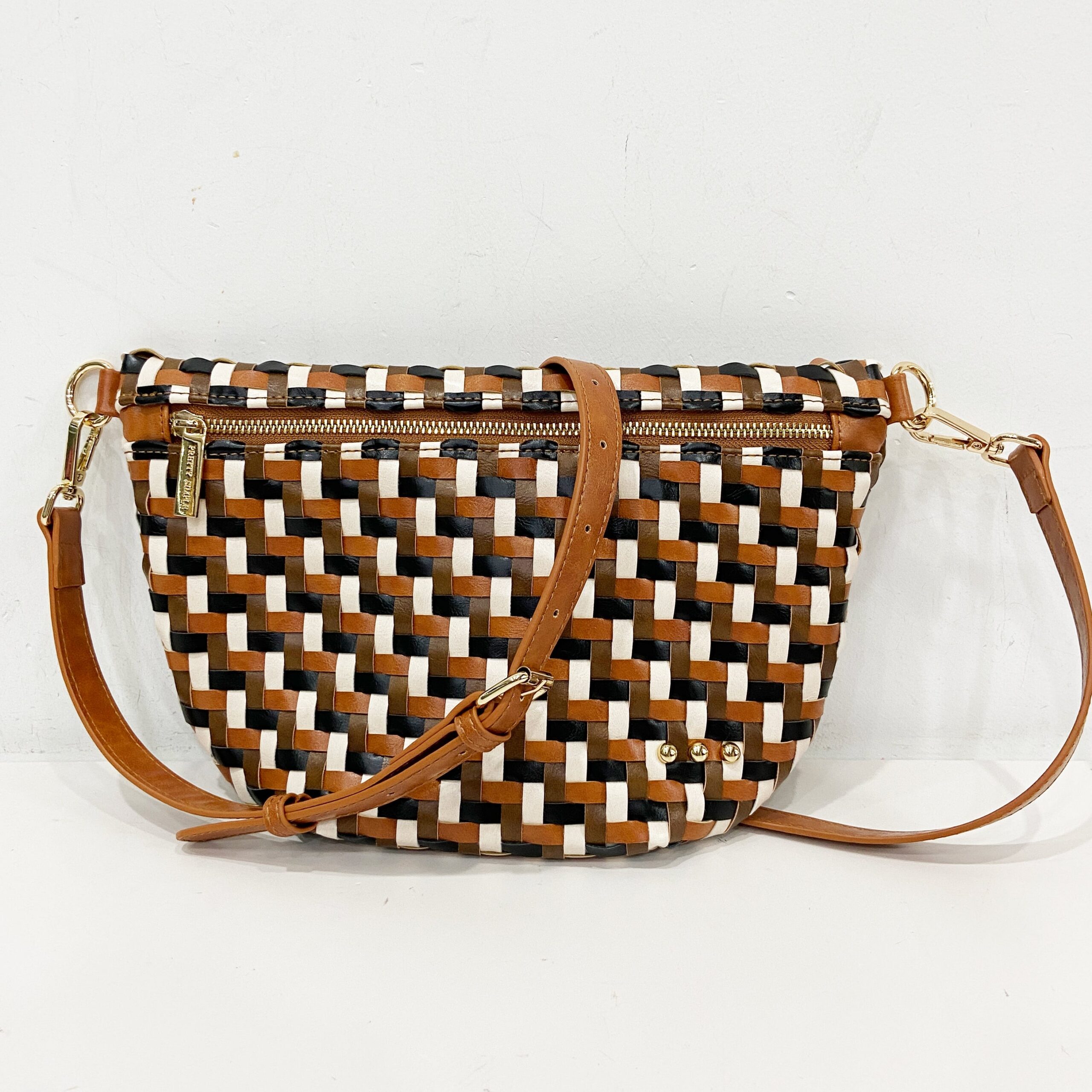 Tri-Color Woven Bum/Crossbody