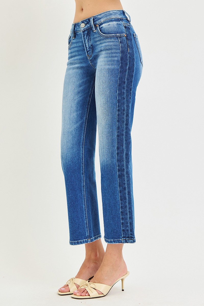 Side Contrast Detail, Lower Rise Jean Side Contrast Detail, Lower Rise Jean