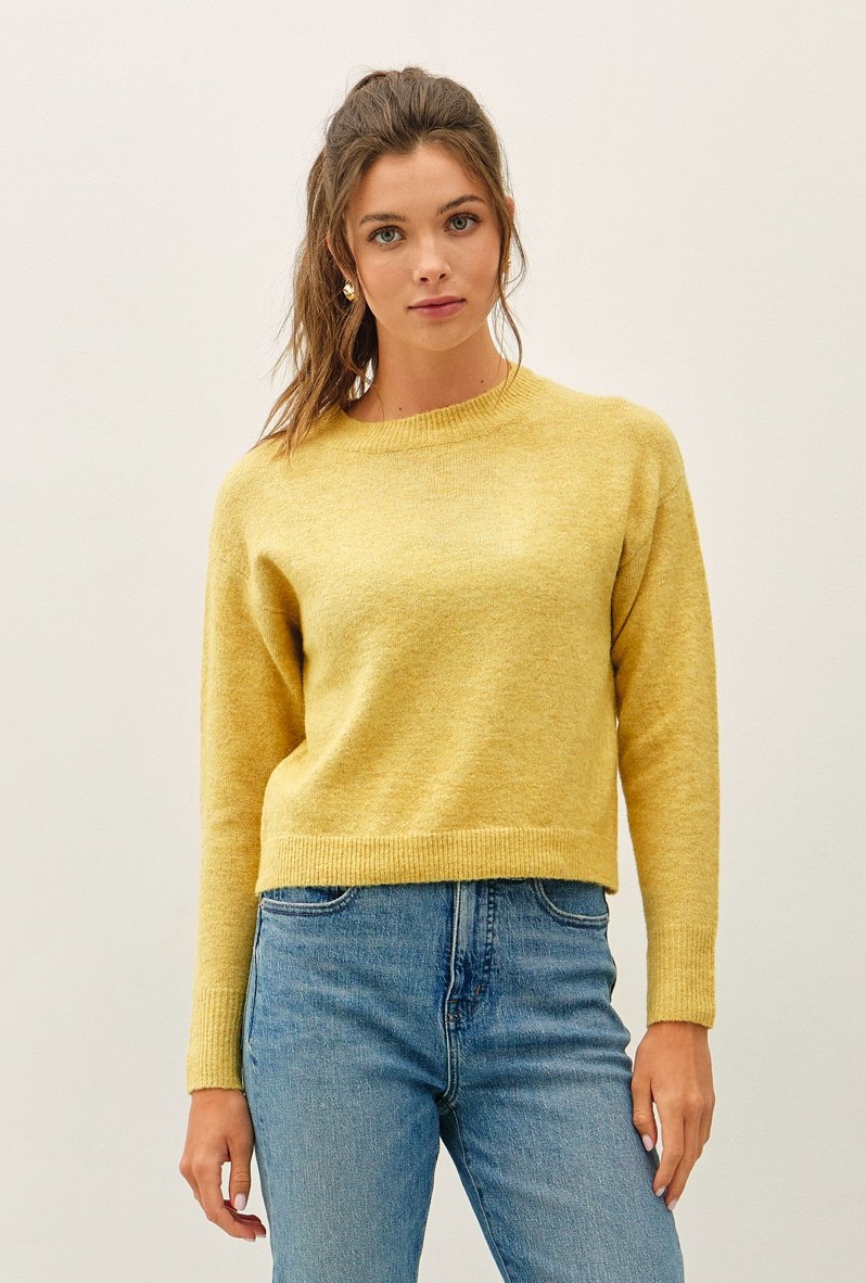 Simply Perfect Mustard Sweater