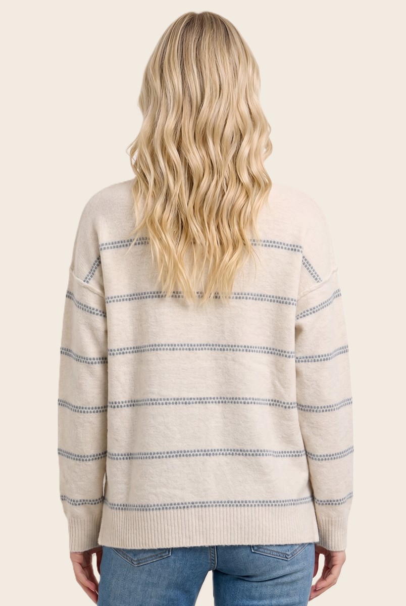 Dotted Stripe Sweater