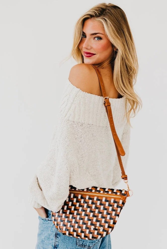 Tri-Color Woven Bum/Crossbody