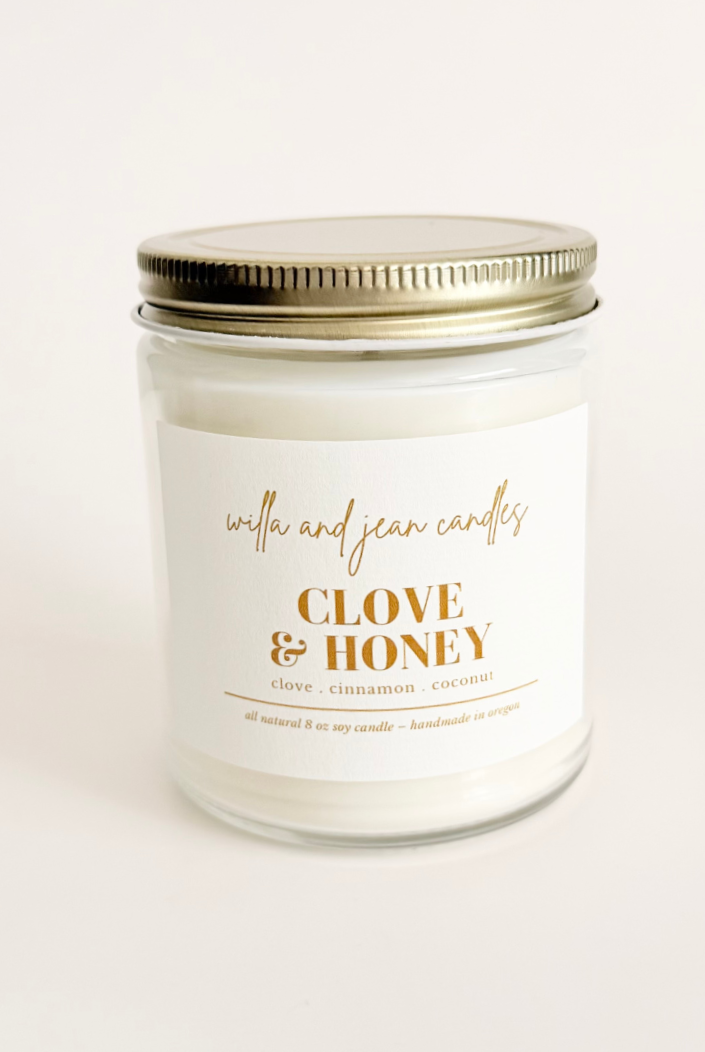 Clove & Honey Soy Candle