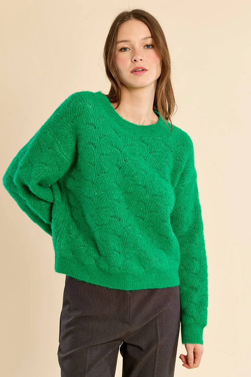 Green Knit Sweater