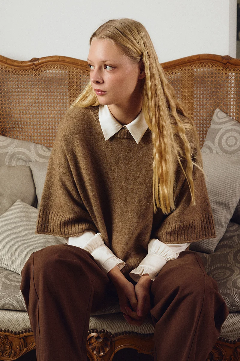 Boxy 3/4 Sleeve Sweater