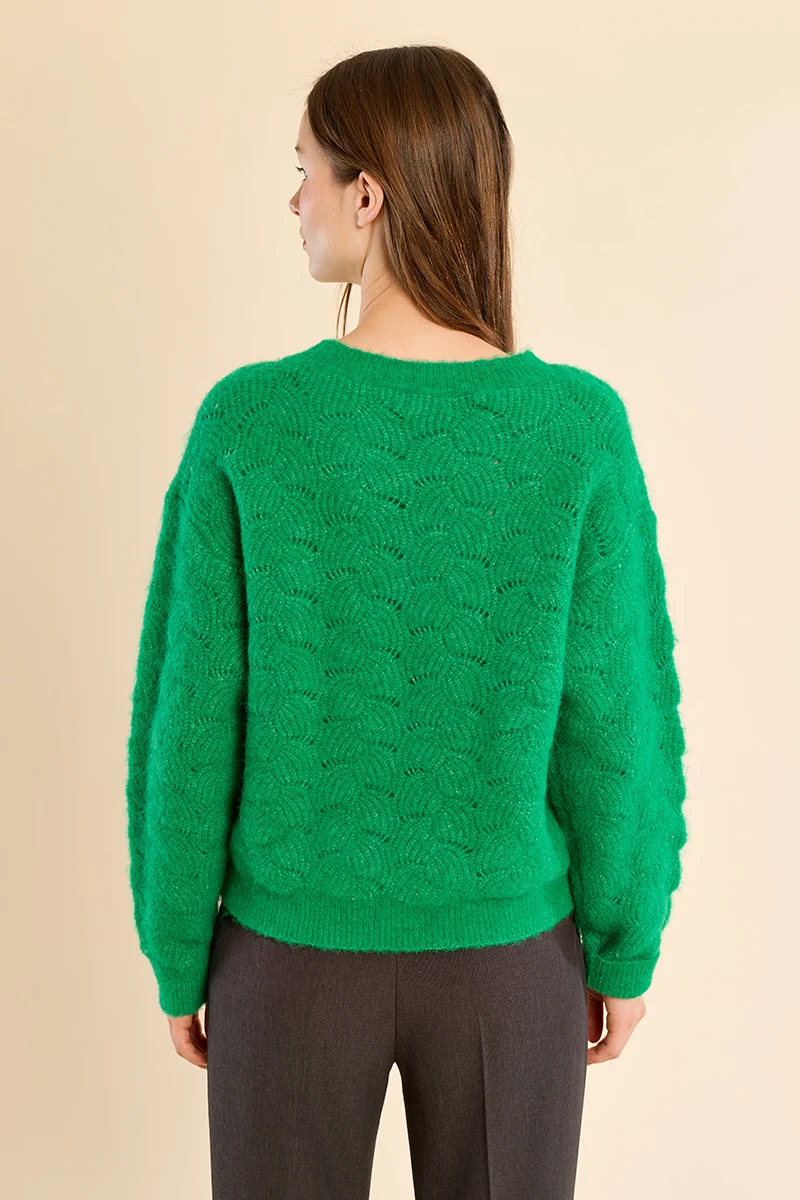 Green Knit Sweater