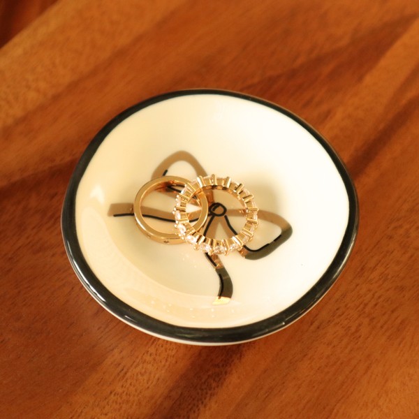 Gold Bow Dish