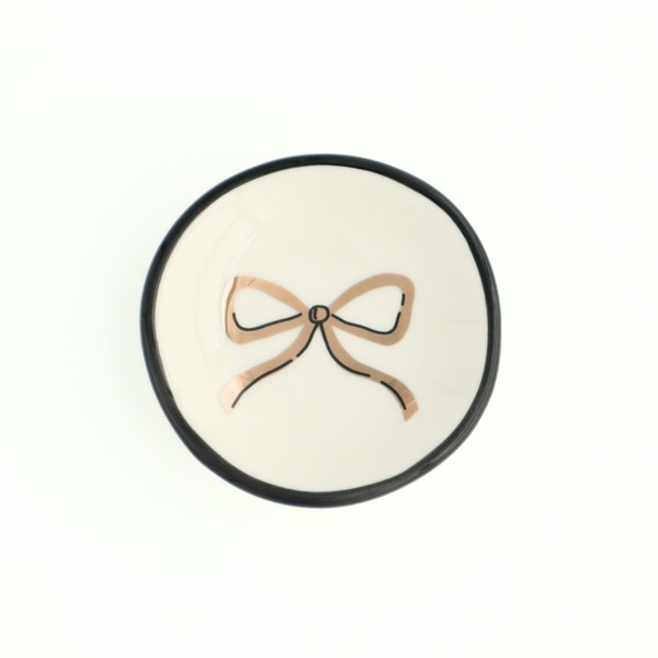 Gold Bow Dish